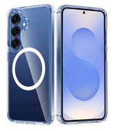 FNTCASE für Samsung Galaxy S25/ S24 6,2 Zoll Hülle: Magnetische Aufladung, Anti-Vergilbung, stoßfeste Magsafe-Unterstützung, Telefonhülle